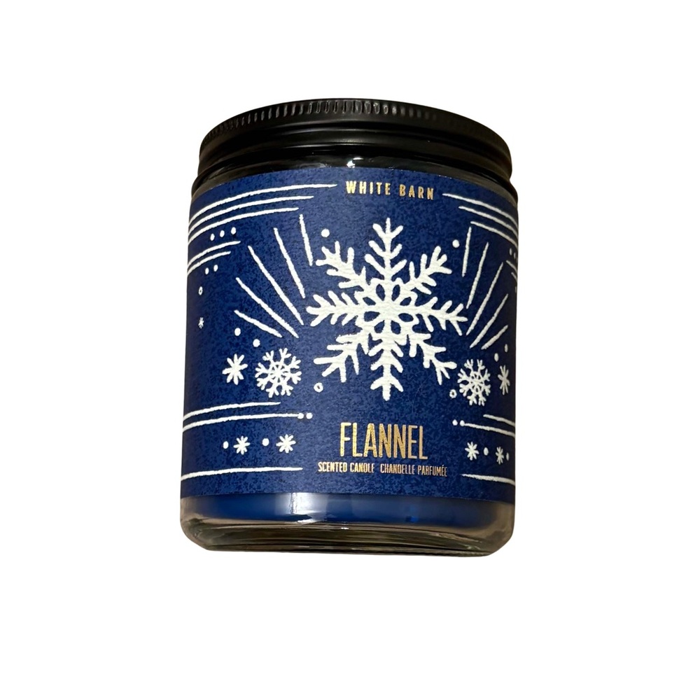 3/$20: White Barn Flannel Scented Candle